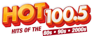 Hot 100.5 radio station logo